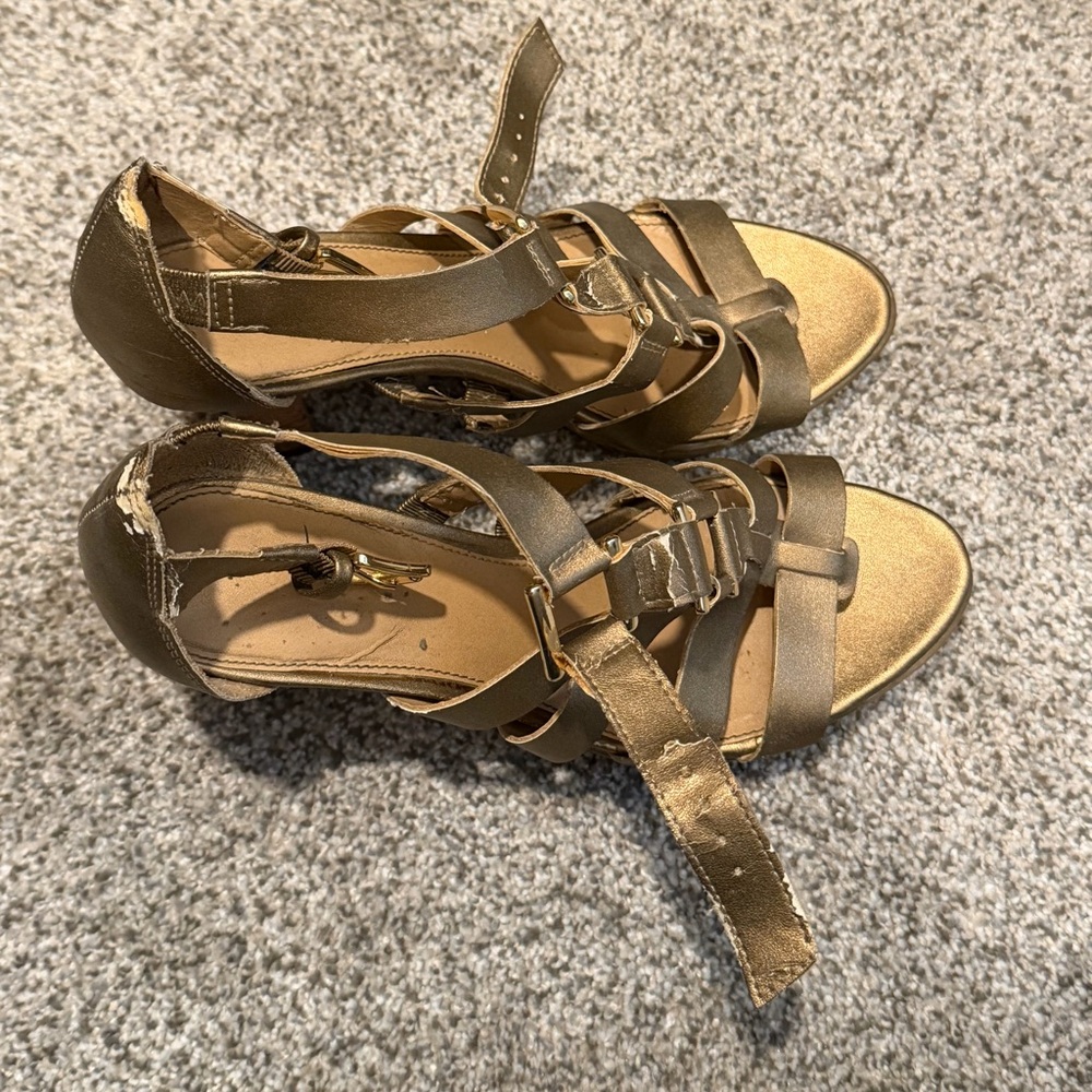 Gold Heels